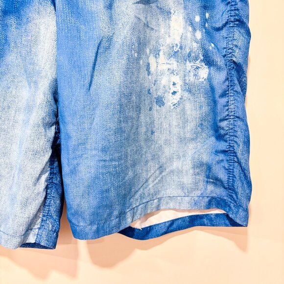 POINT ZERO Blue denim-effect board shorts men | Size 34 * - Picture 5 of 7